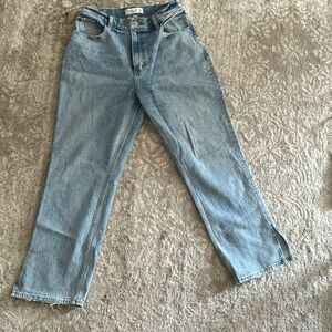 Abercrombie and Fitch Curve Love the 90s Straight ultra high-rise jeans
